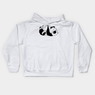 Geometric Panda Kids Hoodie